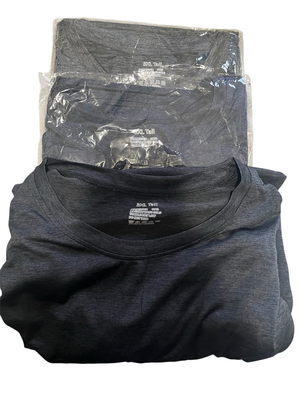 Men's Charcoal Gray Crew Neck T-Shirts